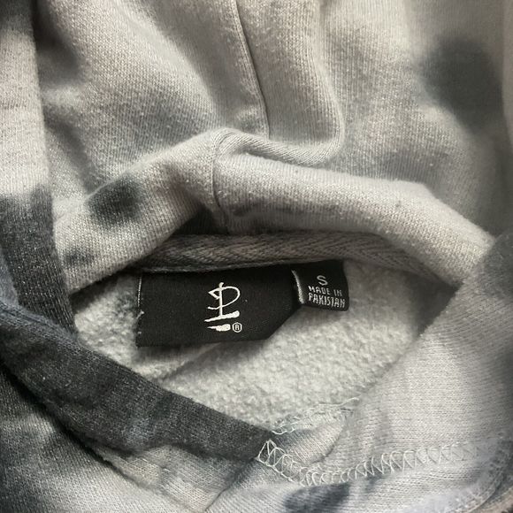 Pink Floyd Blue Tie Dye Hoodie Small Dark Side Of The Moon Tour Sweatshirt - Picture 5 of 7